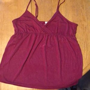 dark purple tank top